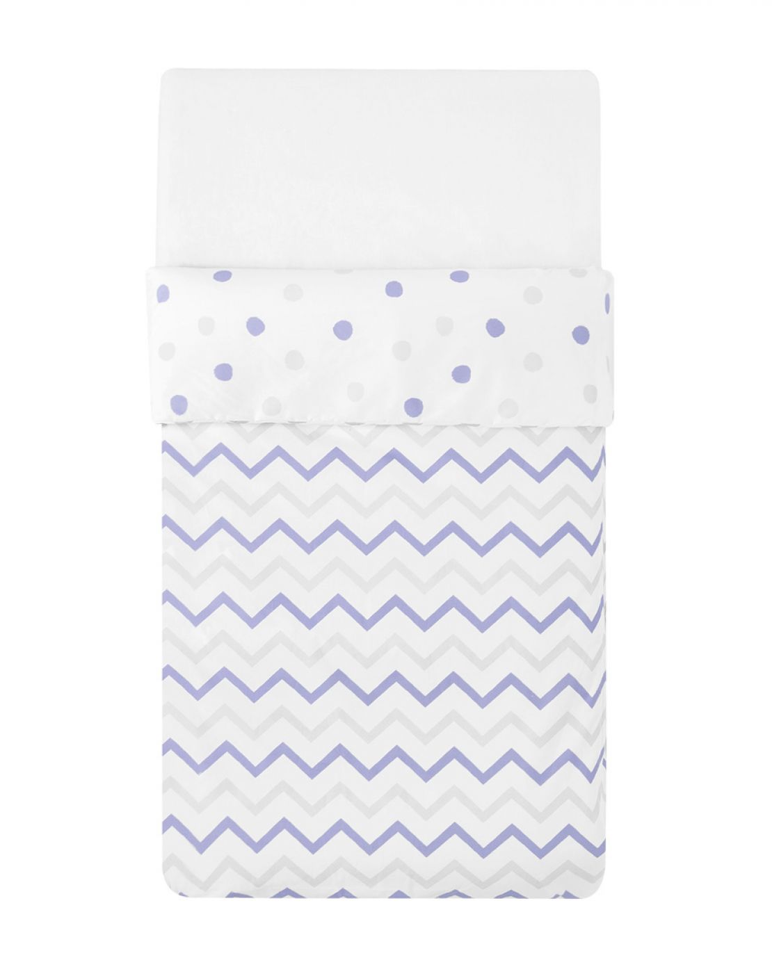 Colcha + protector cuna<br>NORDIC AZUL