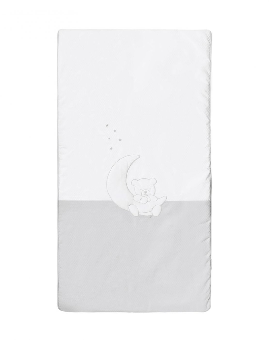 Colcha + protector cuna<br> TEDDY GRIS