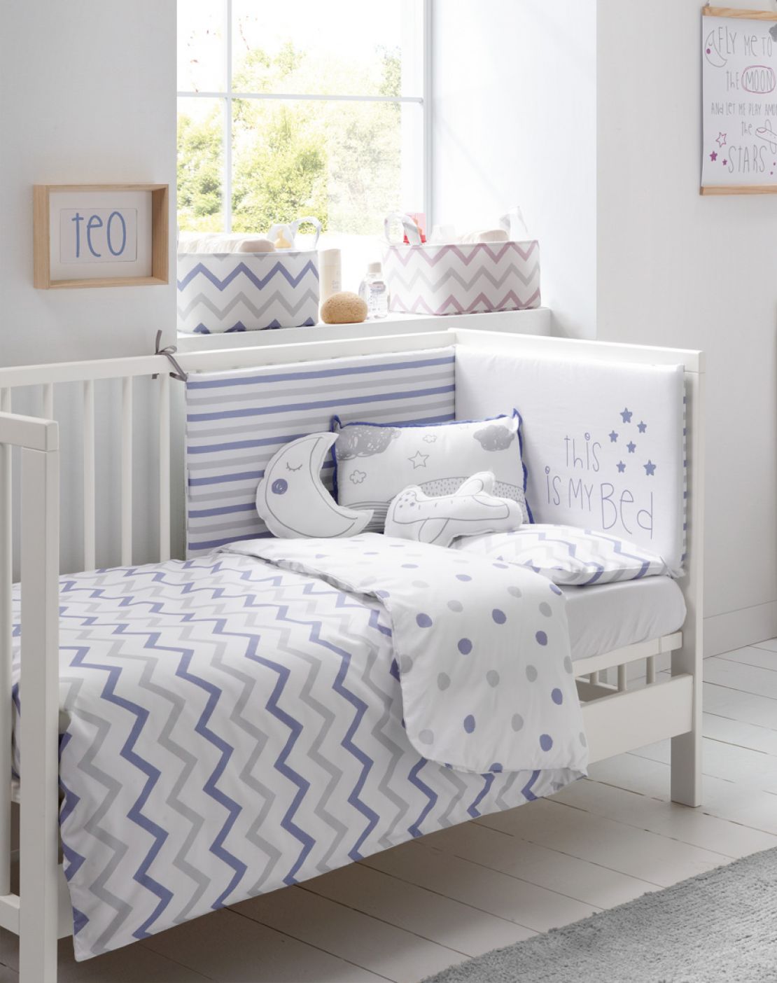 Funda nórdica cuna<br>NORDIC AZUL