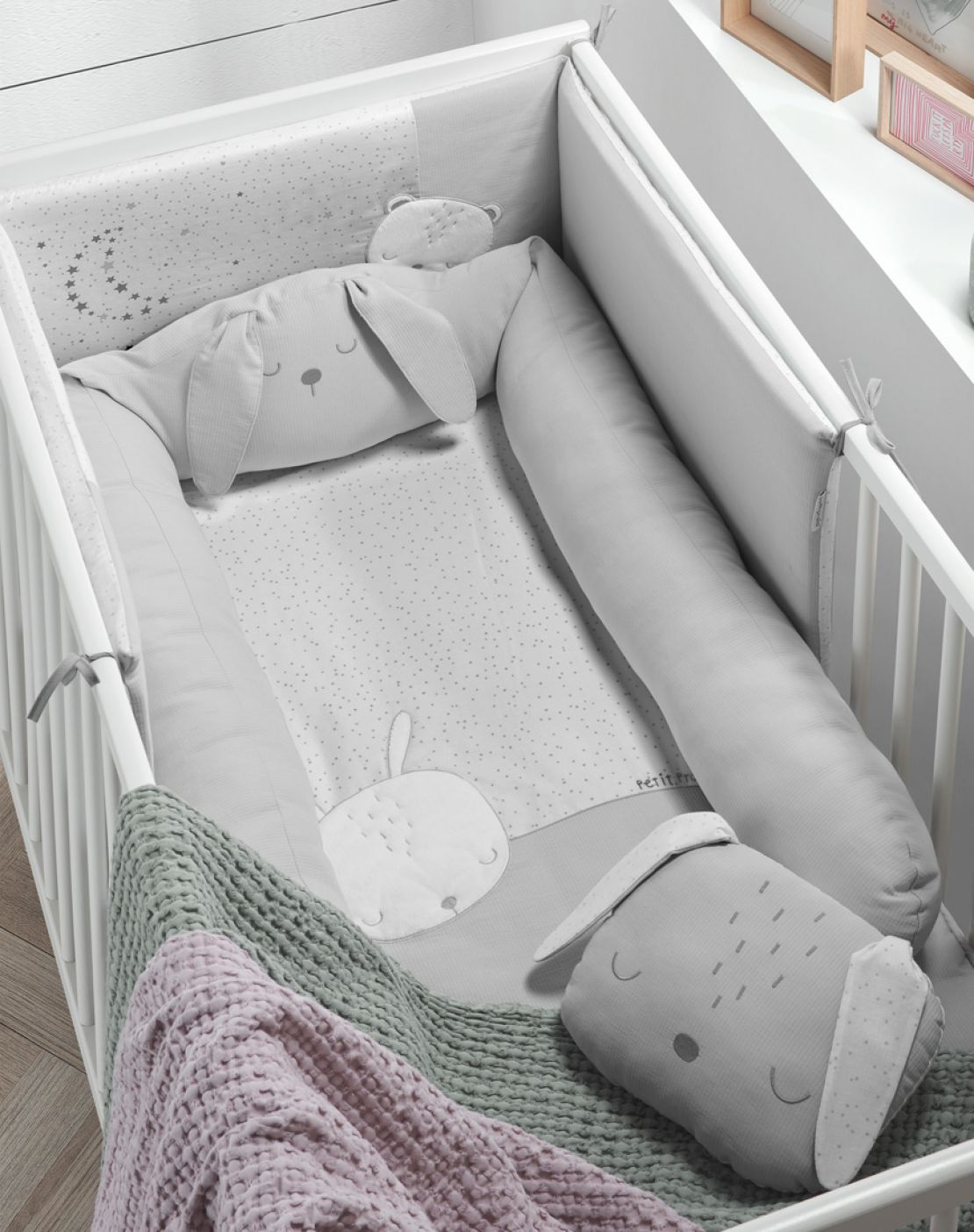 Funda nórdica cuna<br>SLEEPY GRIS