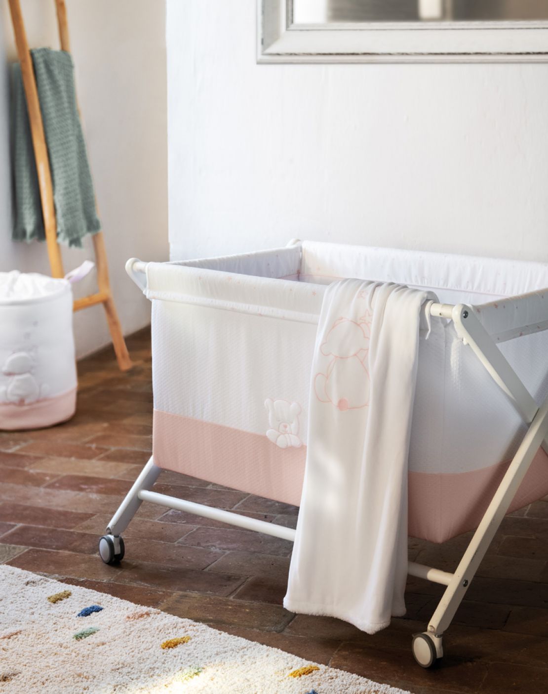 Manta<br> TEDDY ROSA